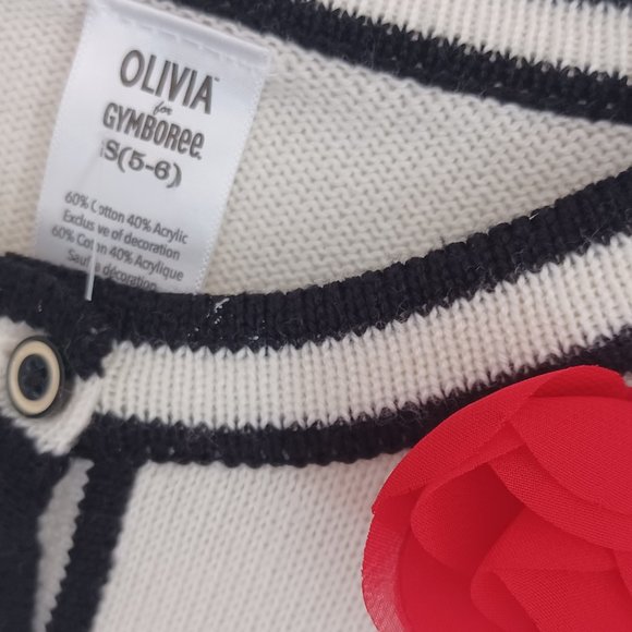 Olivia Gymboree white jacket/sweater size s (5-6) - Picture 3 of 4